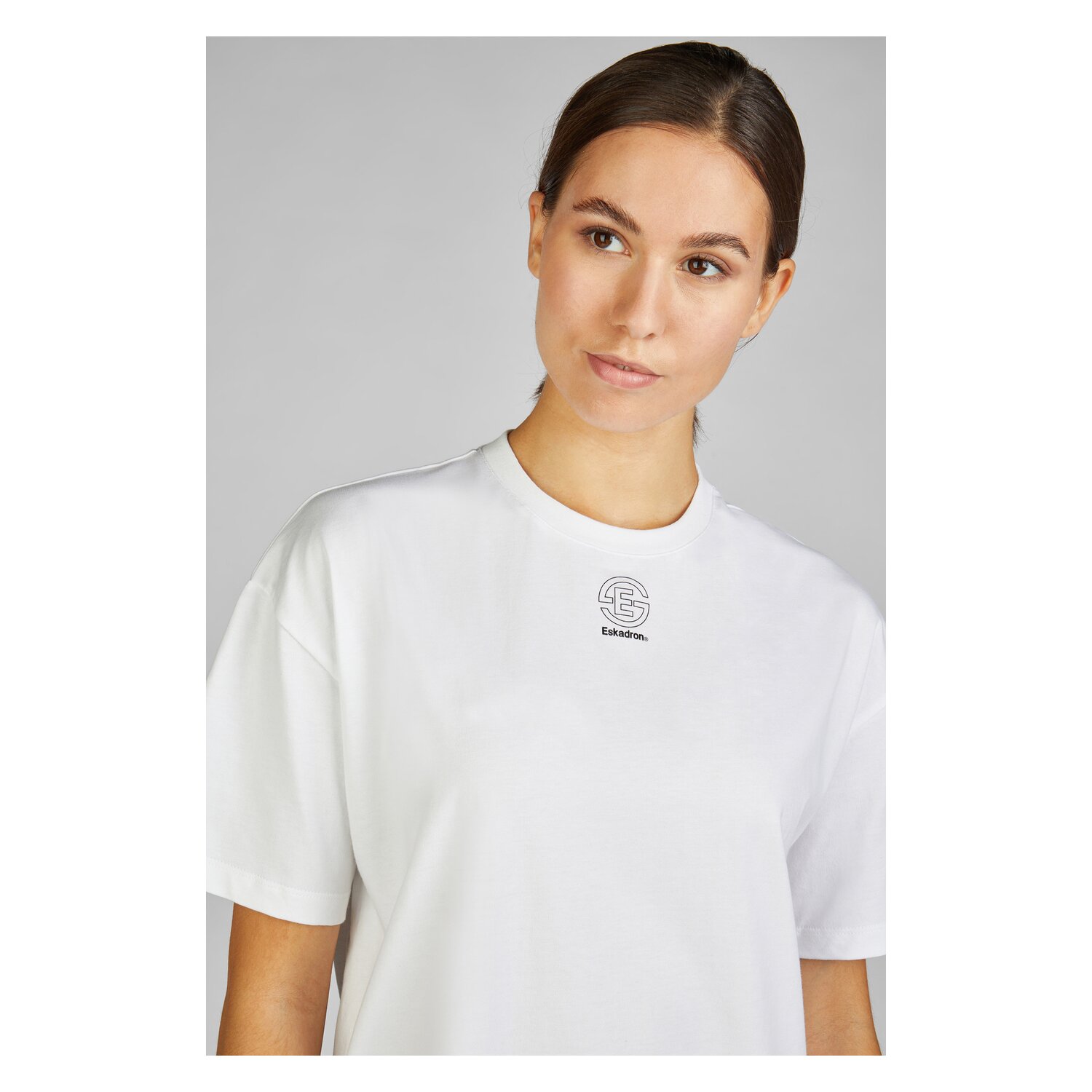 ESKADRON Dynamic T-Shirt Oversized  - white