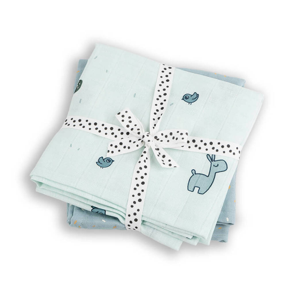 hydrofiele doek - set van 2 blue