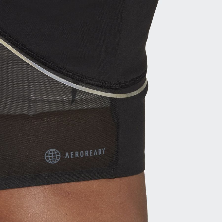 adidas Débardeur Cropped HIIT 45S - Noir/Gris Femme