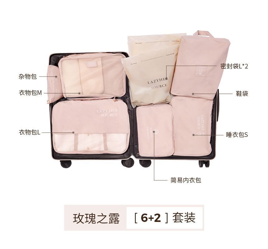 Indus - Reiskledingorganizer (verschillende designs) / Set