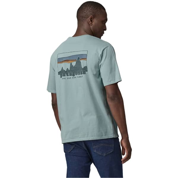 T-shirt PATAGONIA M'S '73 SKYLINE ORGANIC T-SHIRT THERMAL BLUE