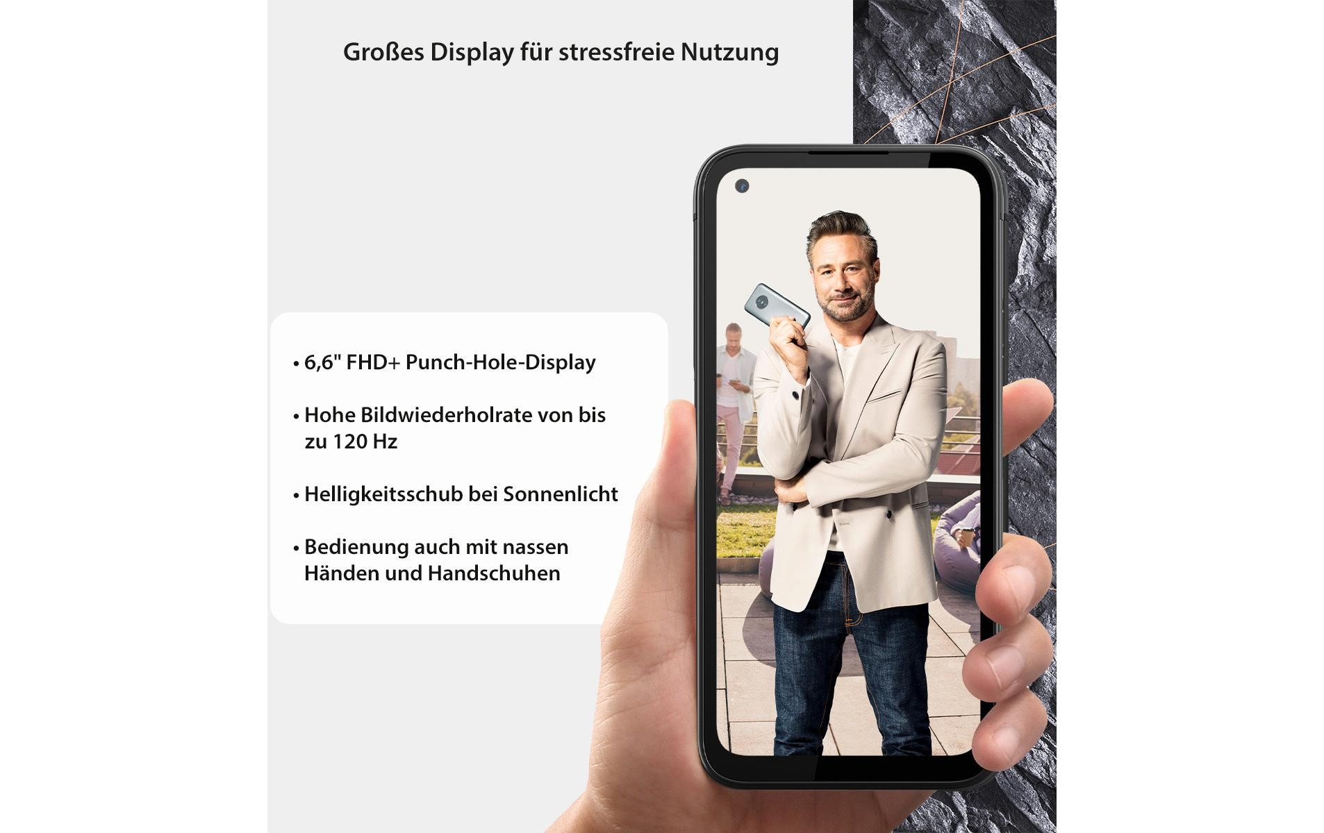 Gigaset Smartphone »128 GB Titanium« Schwarz