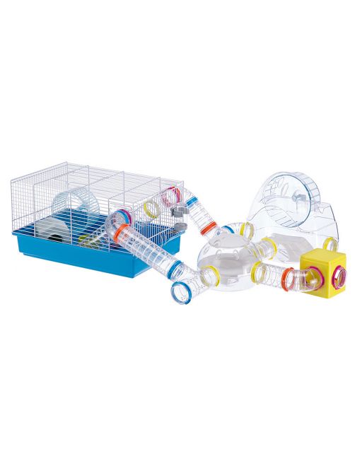 Ferplast Hamster Speelhuis Gym - Dierenverblijf - 32.3x23x26.3 cm