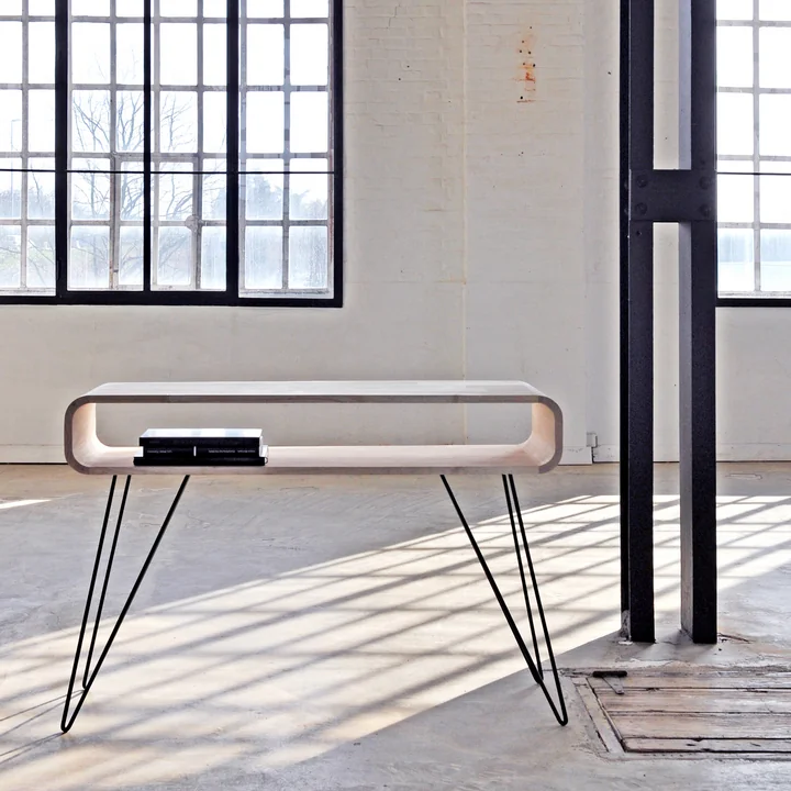 XLBoom - Metro Sofa Table, Holz / schwarz