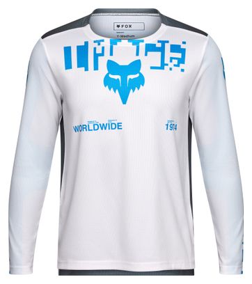 Maillot Manches Longues Enfant Fox Ranger Digi Image Junior Blanc