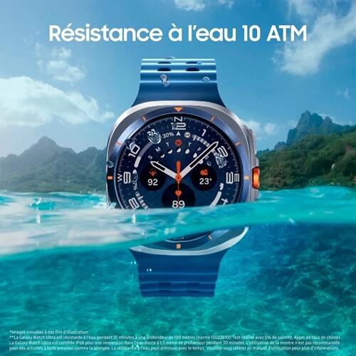 Montre connectée Samsung Galaxy Watch Ultra 2025 Blanc Titane