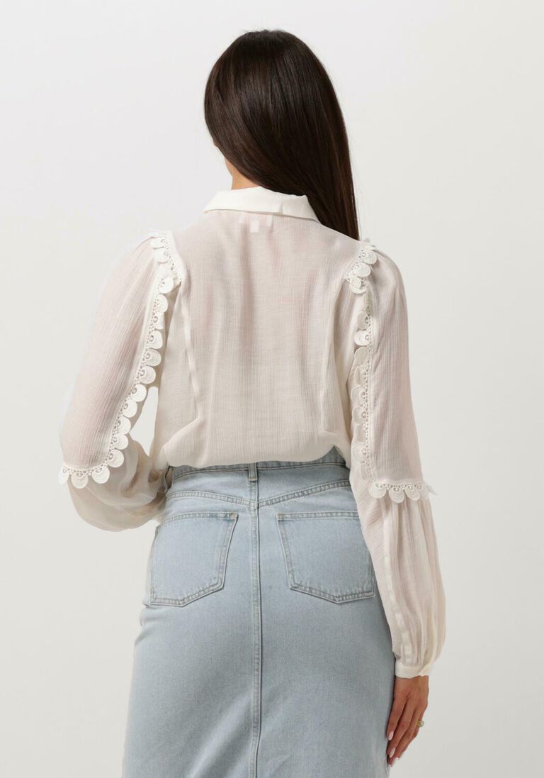 AAIKO gebroken wit aaiko blouse erlina vis 518