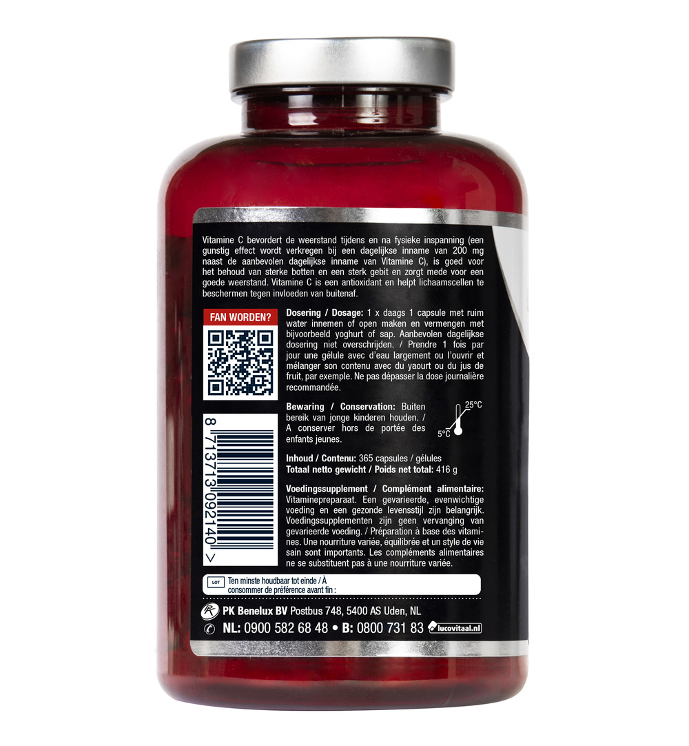 Lucovitaal Super Vitamine C 1000mg (365 capsules)