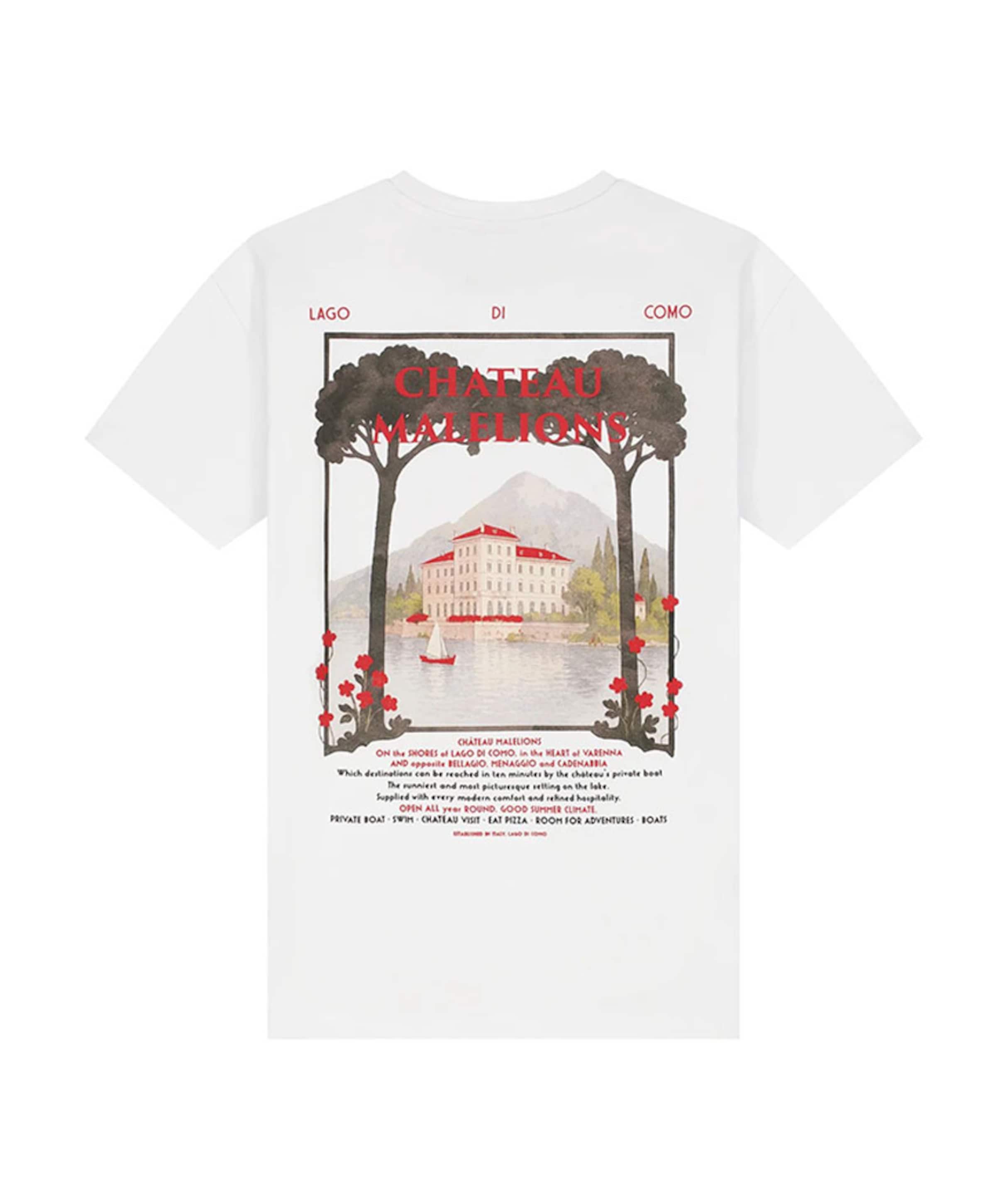 Malelions Jongens T-shirt wit