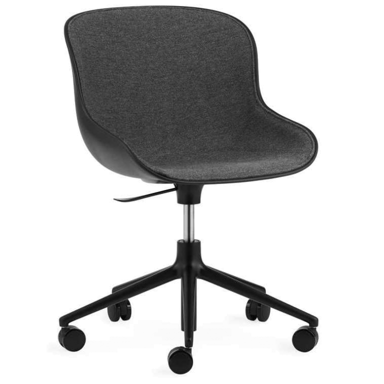Normann Copenhagen Hyg bureaustoel met gaslift front upholstery Main Line Flax Temple