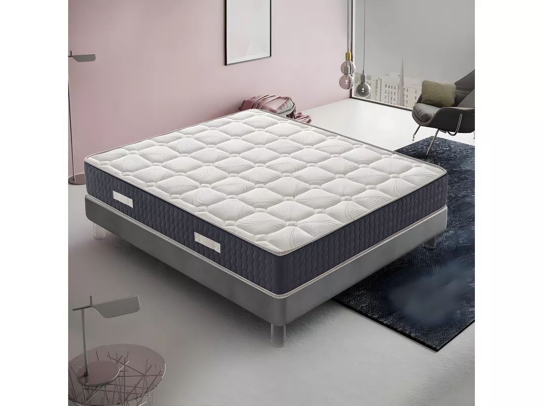 Matelas Mousse - Accueil Mémoire De Forme - Haut 30 Cm - 11 Zones Différenciées 100x190 cm