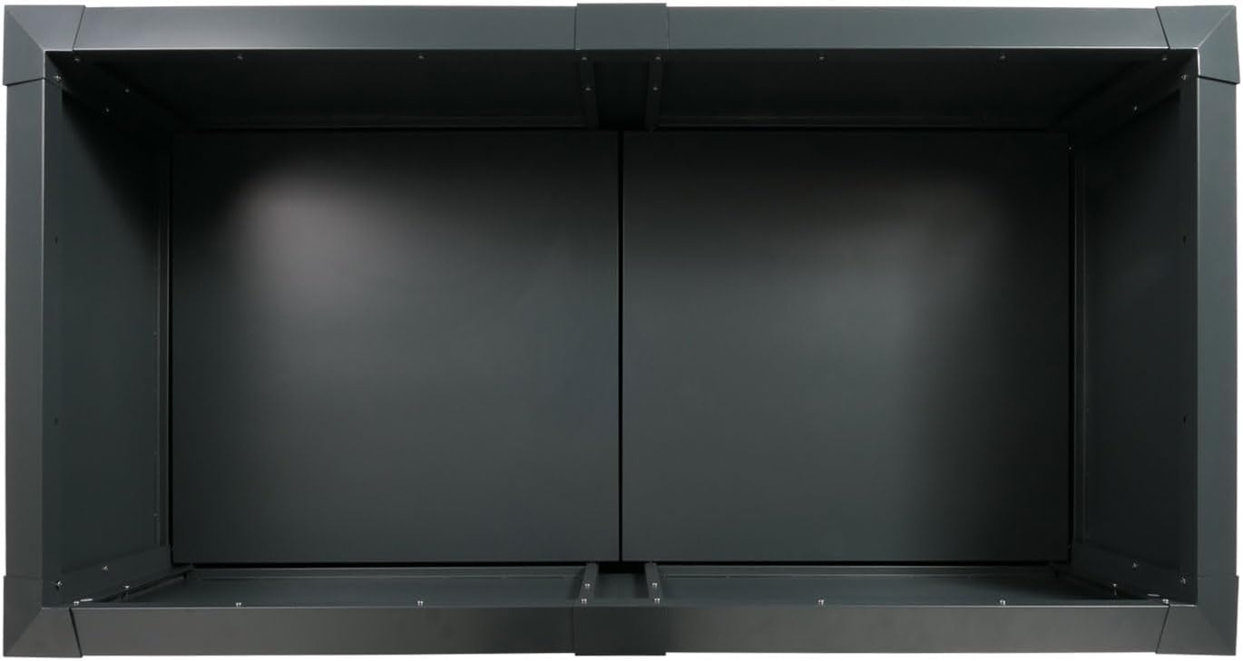 Hochbeet HWC-N24, Metallhochbeet Gemüsebeet Blumenkasten Pflanzkübel, Schneckenkante 78x170x90cm Eisen 52kg, anthrazit