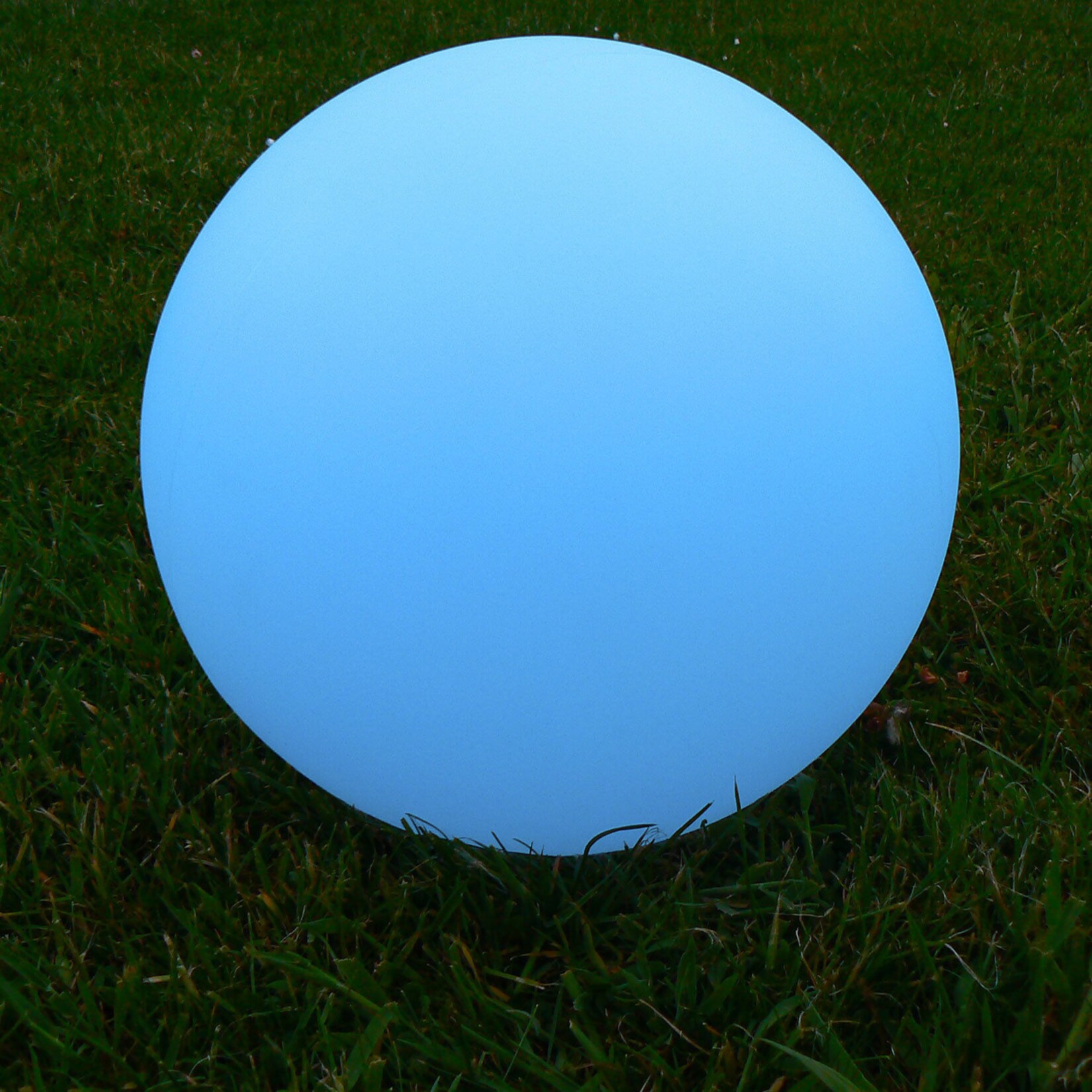 Ø 30cm LED Solarlampe Solarleuchte IP54 mit Farbwechsel, Lichtsensor, Erdspieß