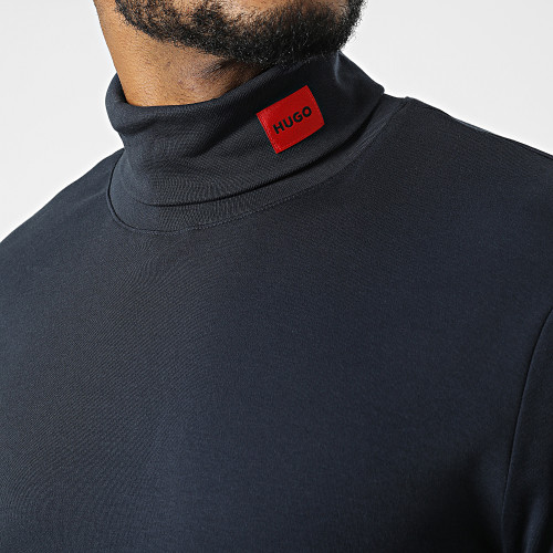 Pull Col Roulé 50479373 Bleu Marine