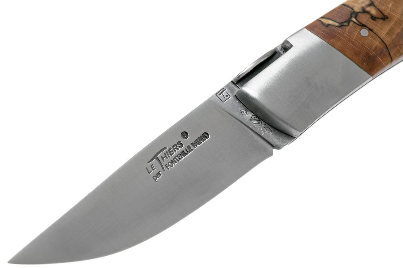 Le Thiers Gentleman gestabiliseerd beuken T9HD zakmes by Fontenille Pataud