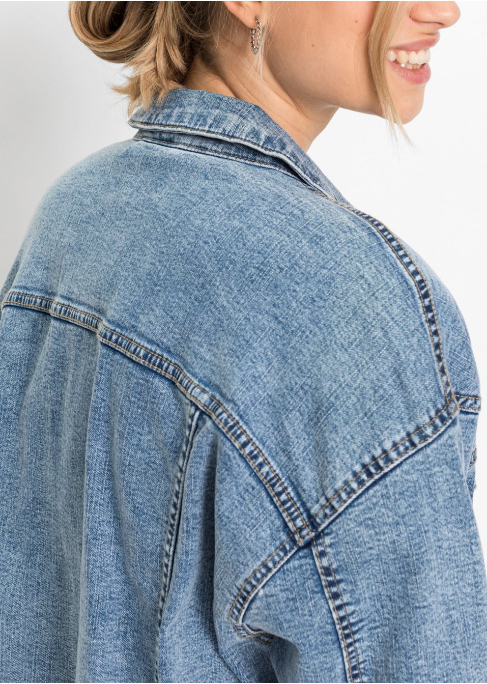 Veste en jean oversized