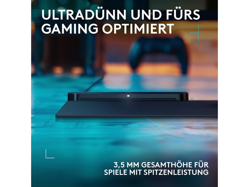 Logitech Gaming-Mausmatte Powerplay 2 Schwarz Kabelloses Ladesystem für Logitech G POWERPLAY 2