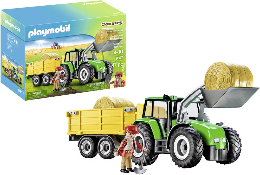 TRACTEUR AVEC REMORQUE - 9317