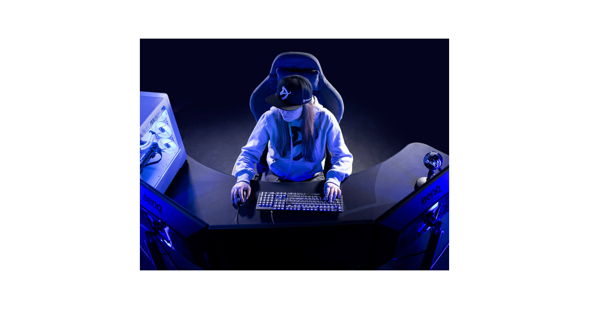 ArozziArena Angelo - Gun Metal gaming desk  (Gunmetal)
