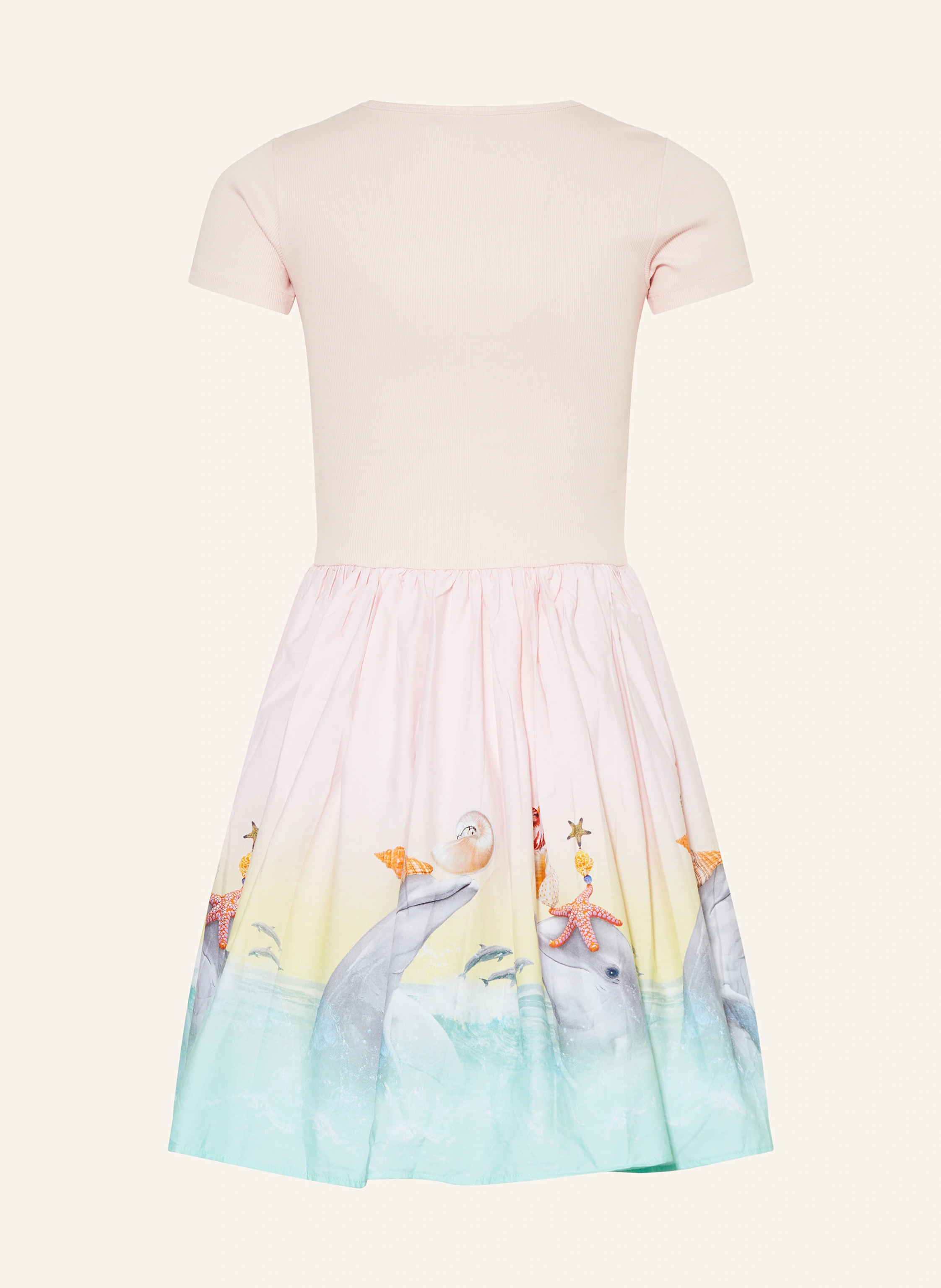 molo Kleid im Materialmix
