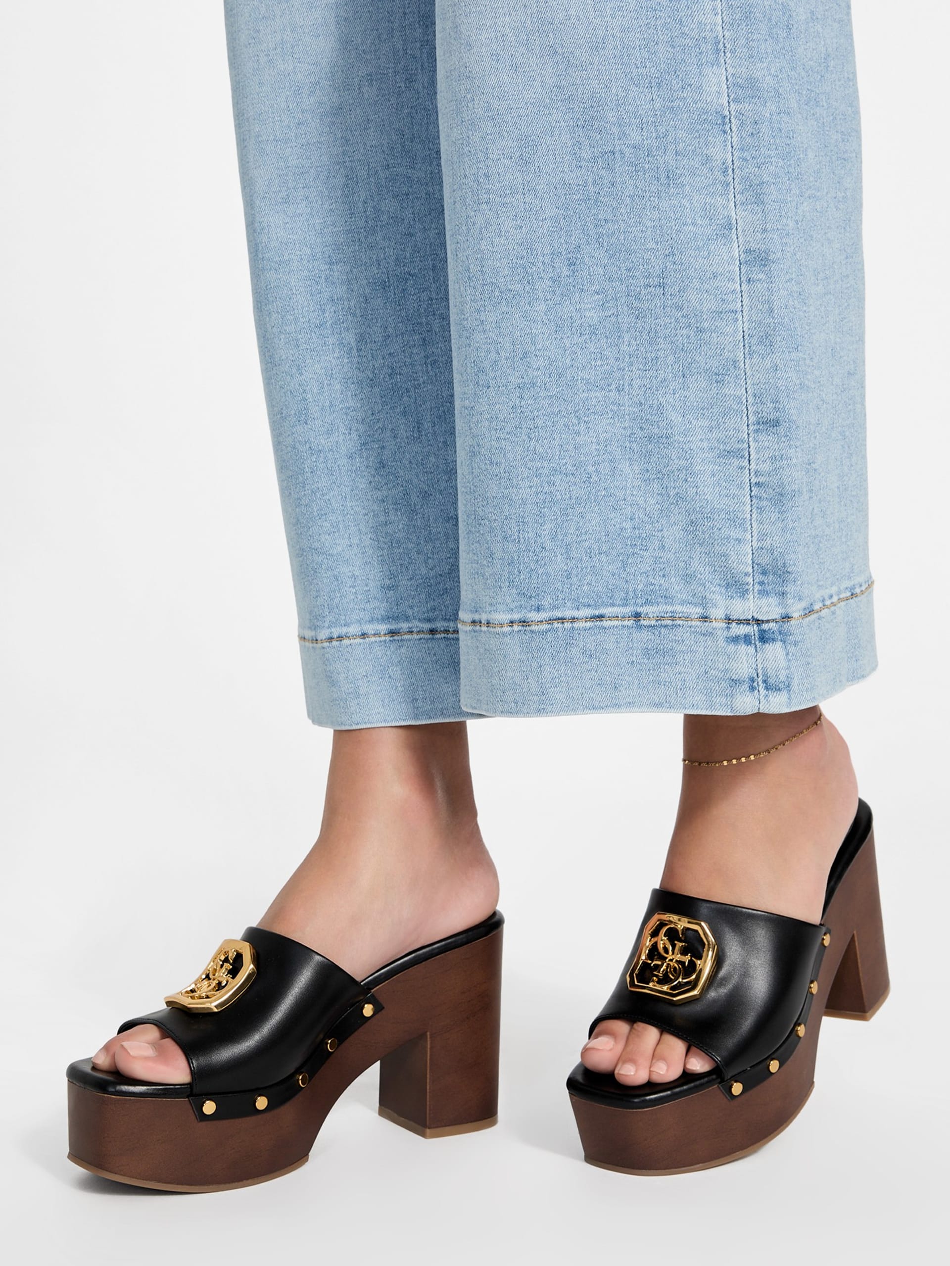 Mules de plataforma Qisha Quattro G