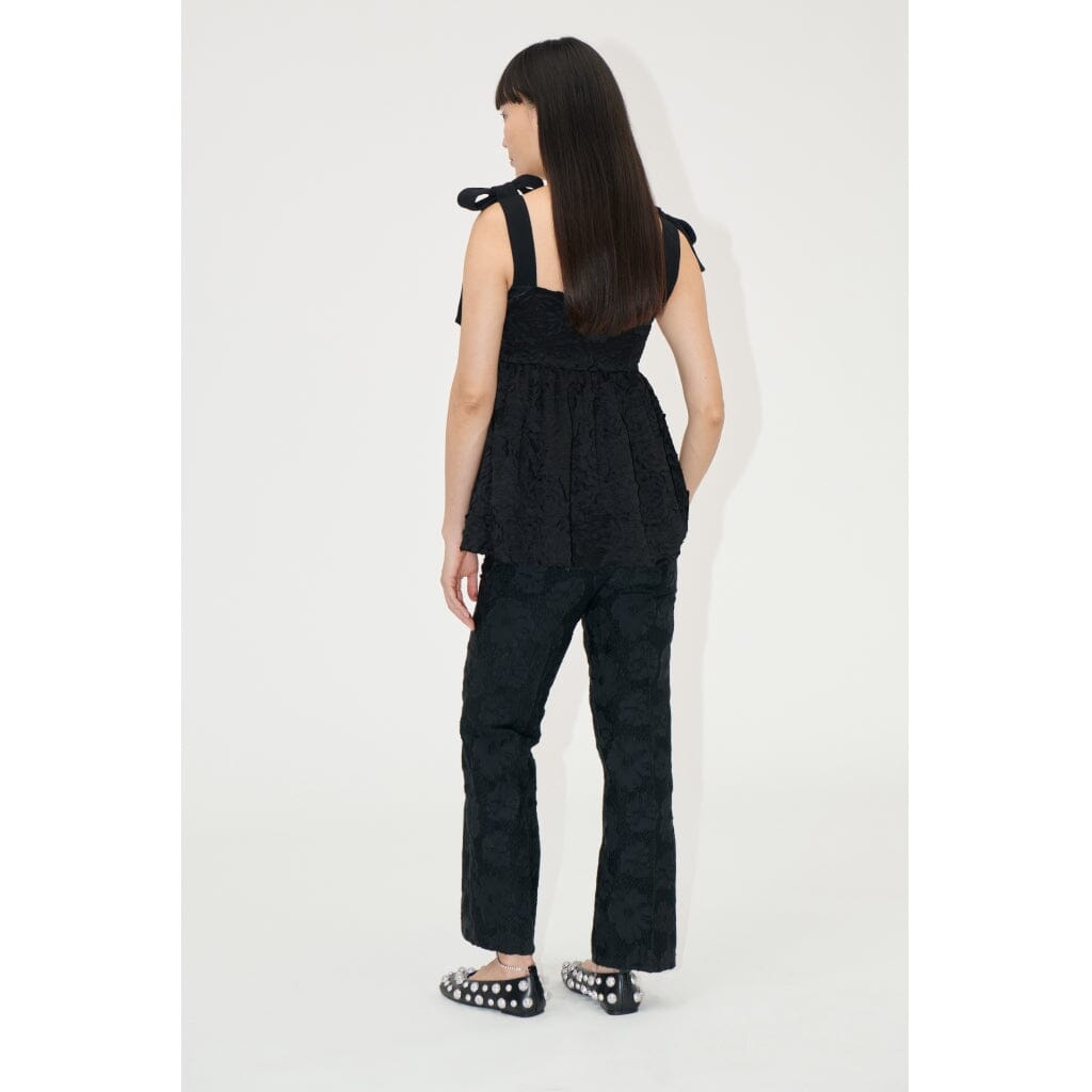 Stine Goya Contrasted Tie Top, 2320 Fil Coupé