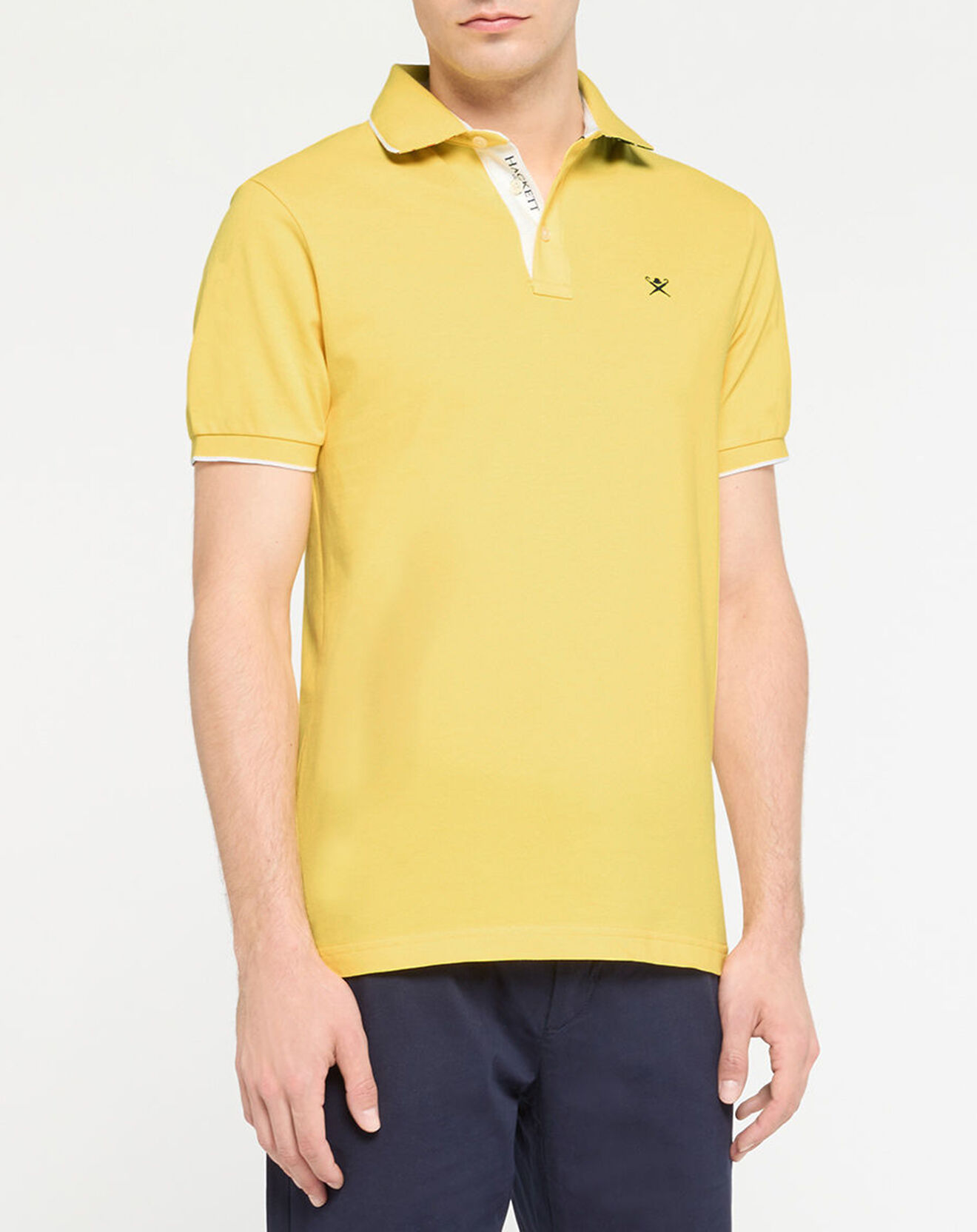Hackett London Polo Slim Fit jaune