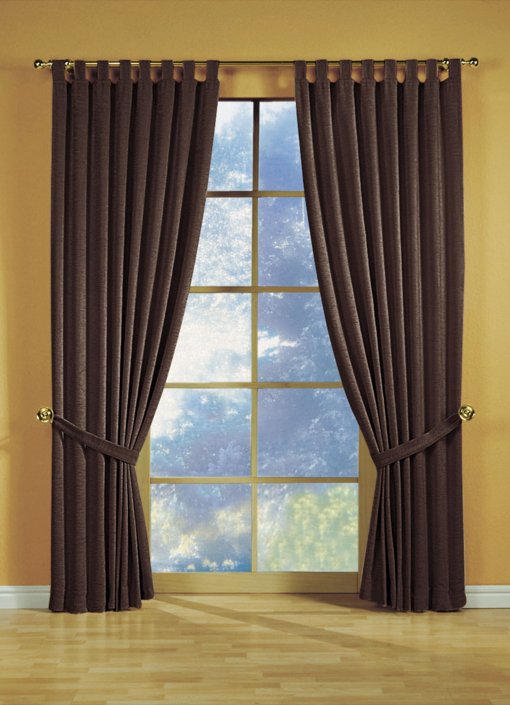 Fensterdekoration aus schwerer Thermo-Chenille-Qualität