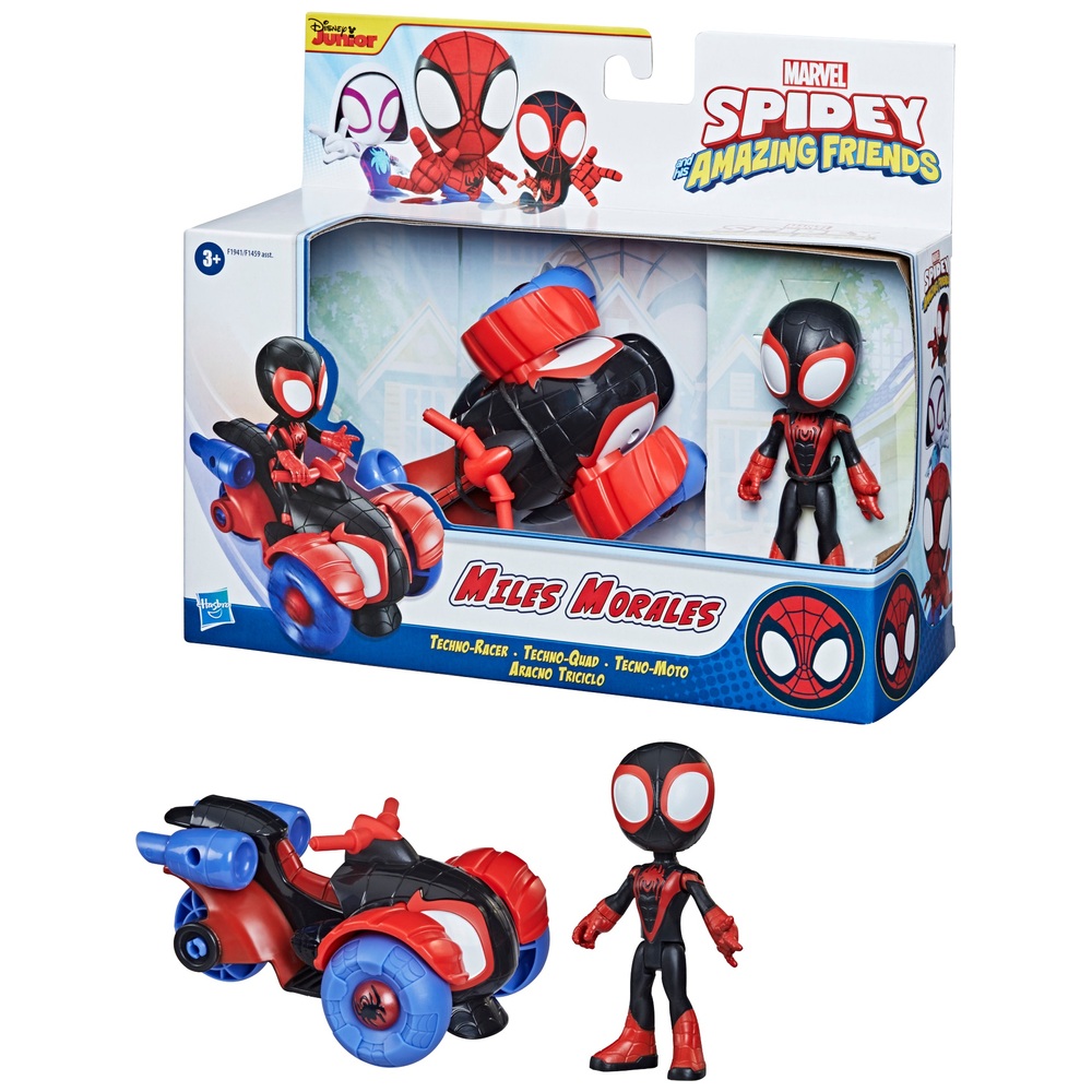 Marvel Spidey und seine fantastischen Freunde Miles Morales und Techno-Racer