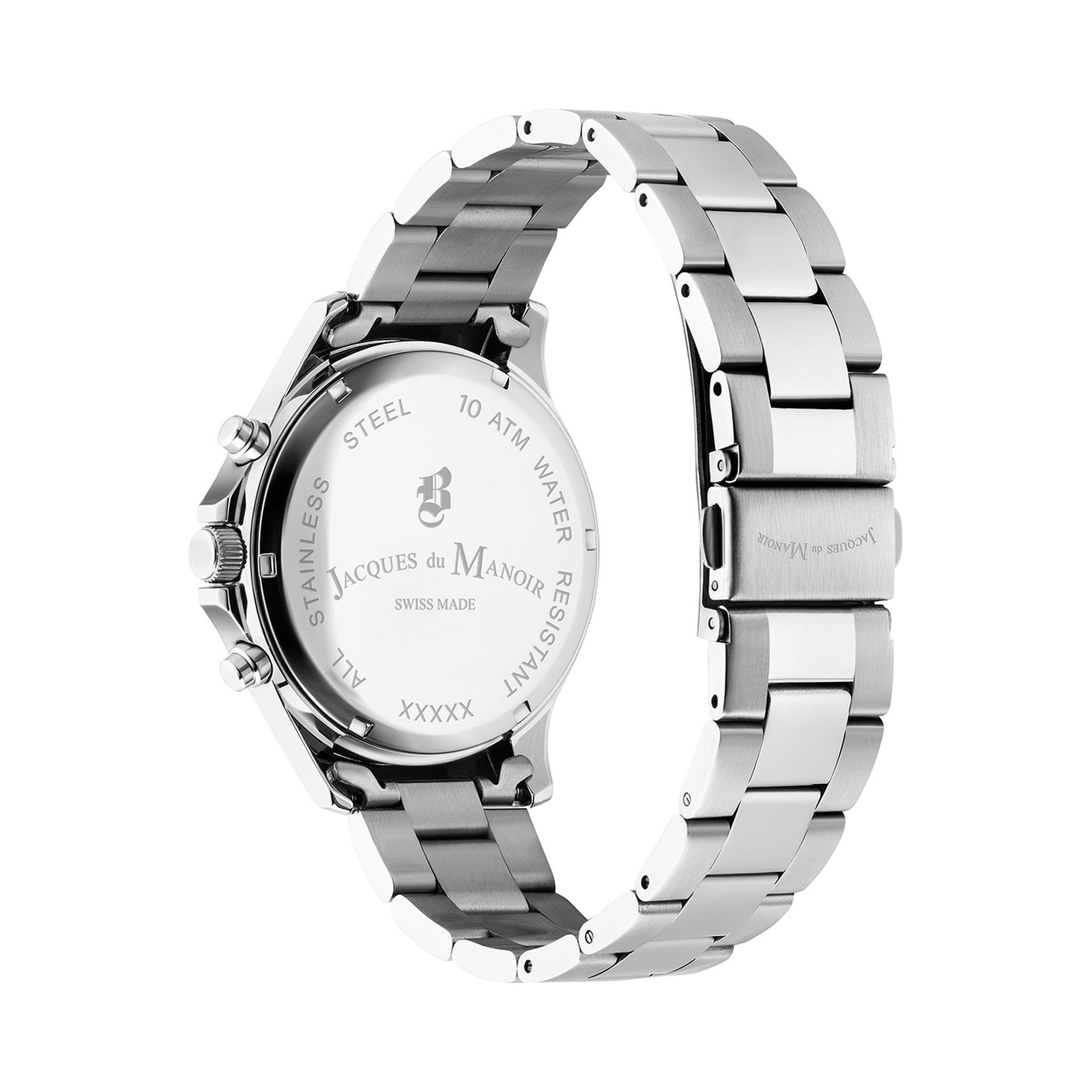 JDM Military Herren Armbanduhr Alpha Chrono Edelstahl JDM-WG002-03
