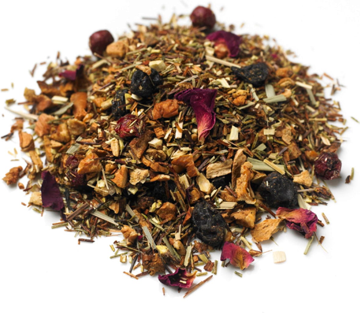 DEMMERS TEEHAUS  Rooibos Grün Cranberry Acerola, 100 g
