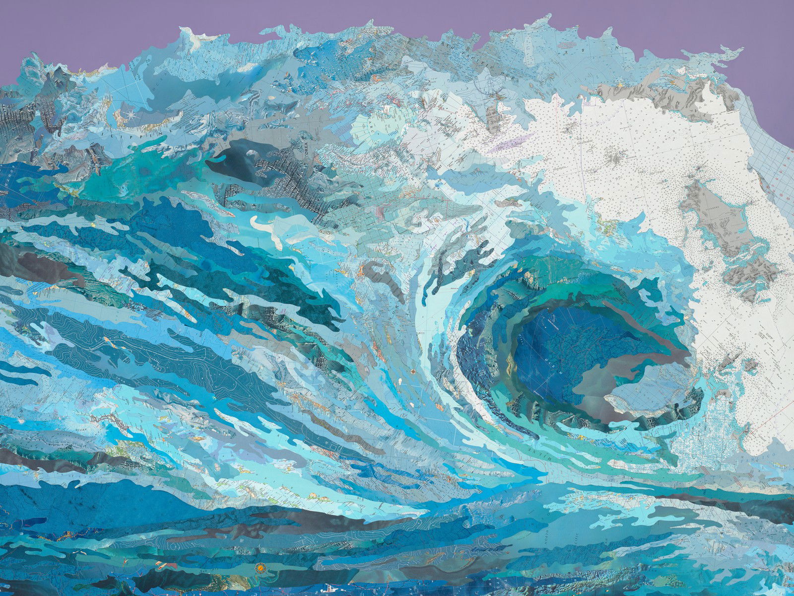 Clarissa's Wave by Matthew Cusick - Darlings - Small Limited Edition. 30x40.
