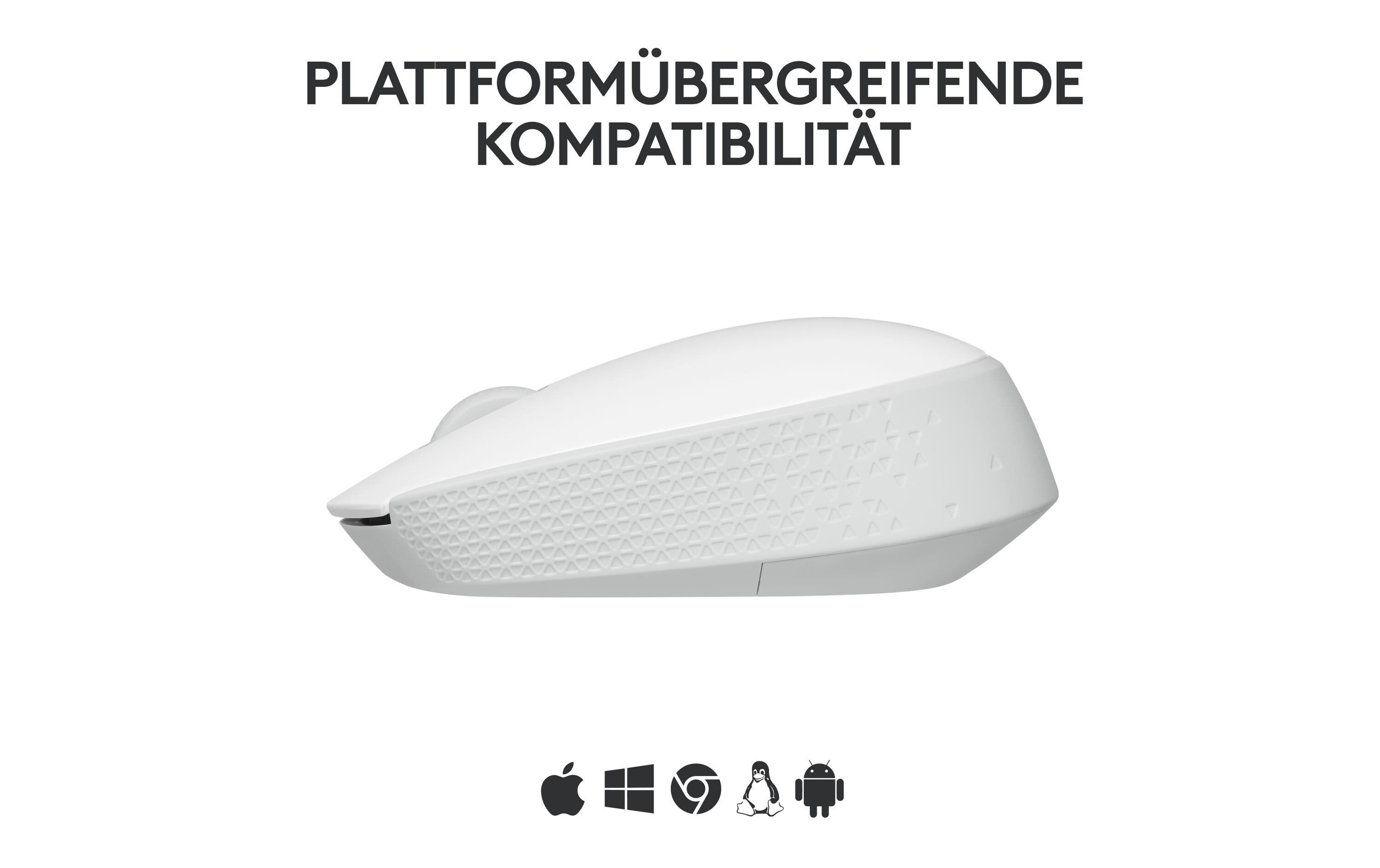 Mobile Maus M171 , kabellosKleine Wireless-Maus für Links- & Rechtshänder mit bis zu 12 Monaten Batterielaufzeit