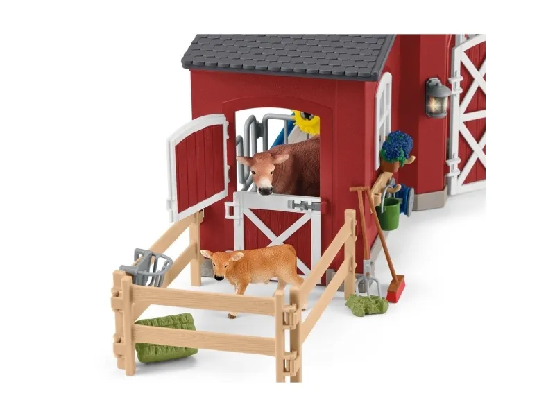 Schleich Red Barn with Animals and Accessories