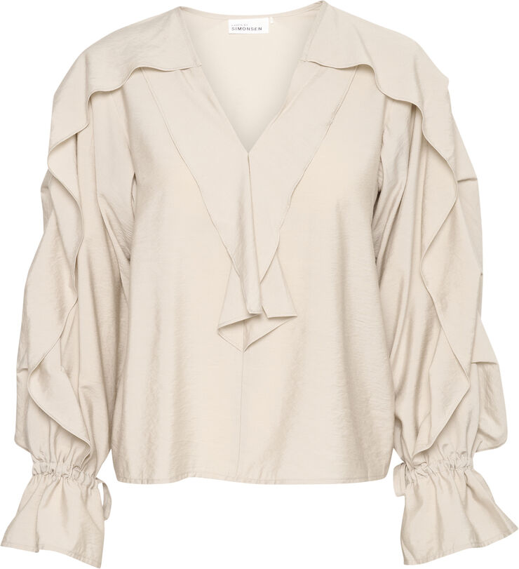 Karen by Simonsen KBPenelope Blouse Silver cloud