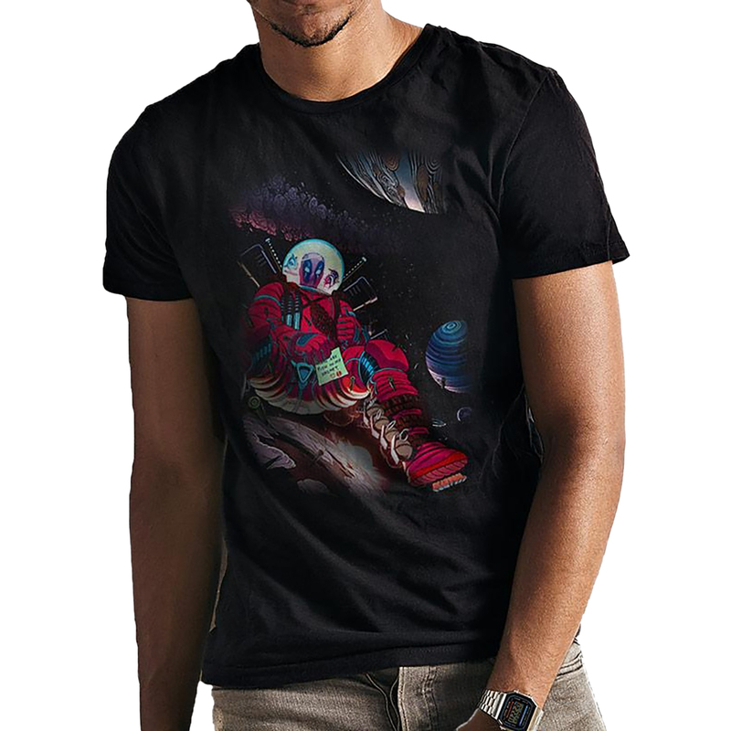 Camiseta Deadpool Space Design para Adultos