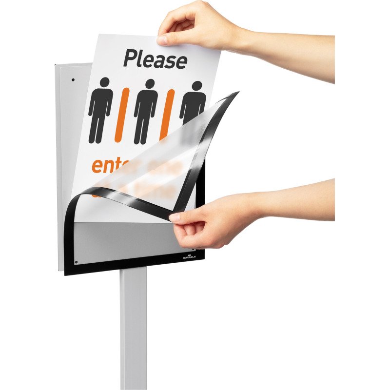 Porte-affiche sur pied A4 Info Stand Basic Durable