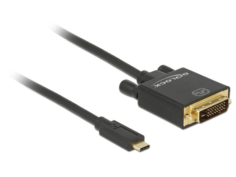 Delock Kabel 4K USB Type-C - DVI-D, 1 m USB-C zu DVI Kabel