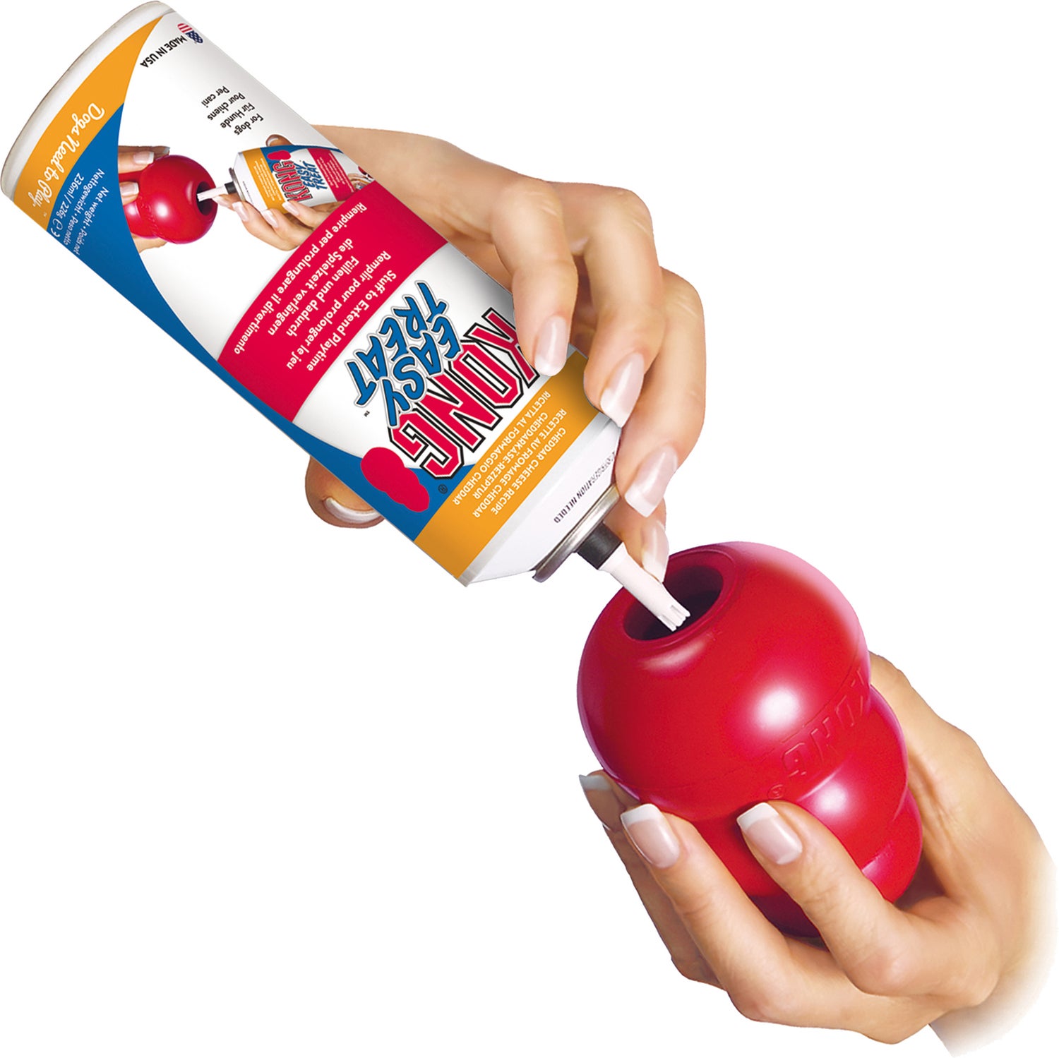 Kong hondenspeelgoed Classic rood D 4,5 H 7,5 cm