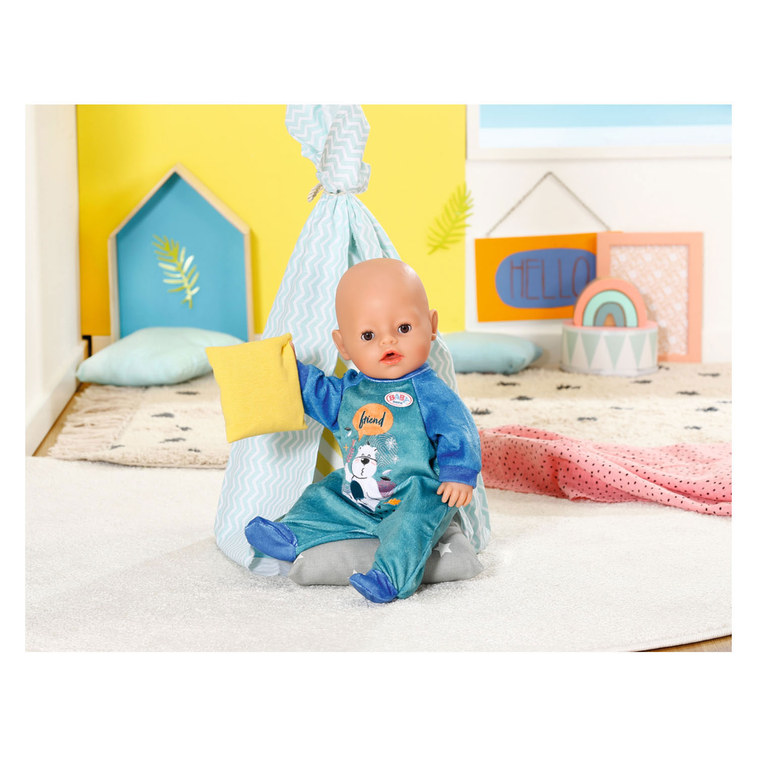 BABY born Rompertje Blauw, 43cm
