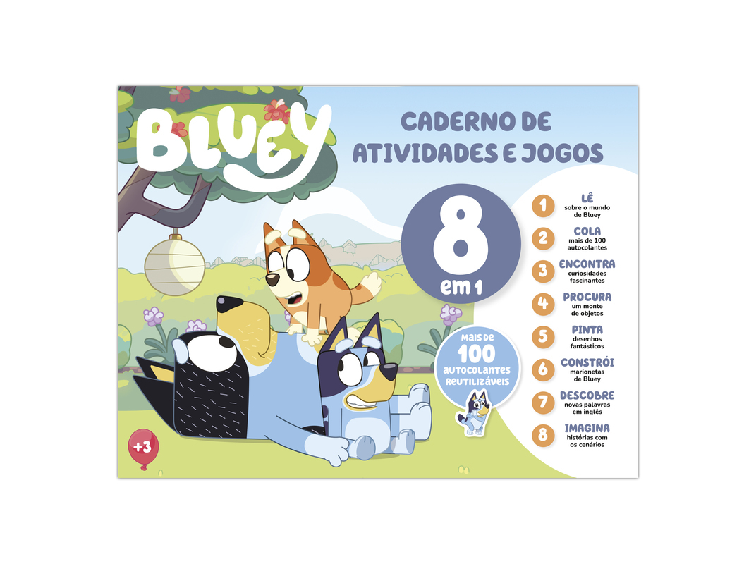 BLOCO DE ATIVIDADES BLUEY 8 EM 1