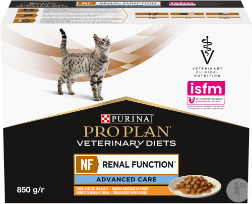 Pro Plan Veterinary Diets NF Renal Function Advanced Care Pâtée Pour Chat Poulet 10x85g