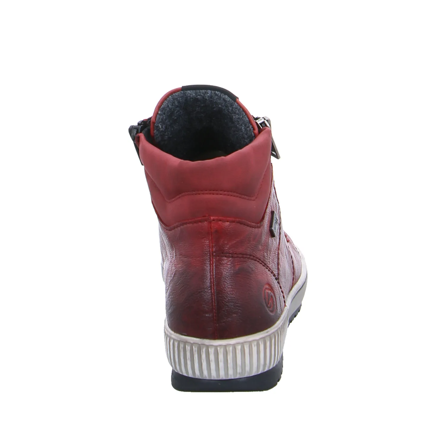 REMONTE Mid Cut Sneaker Rot Leder  mit TEX Membrane