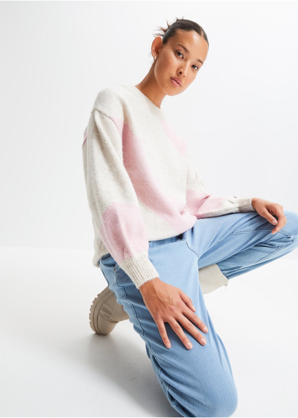 Pull avec polyester recyclé