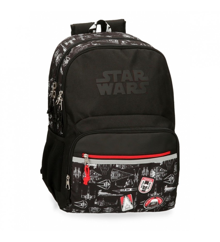 Joumma Bags Mochila escolar Star Wars Space mission Doble Compartimento preto