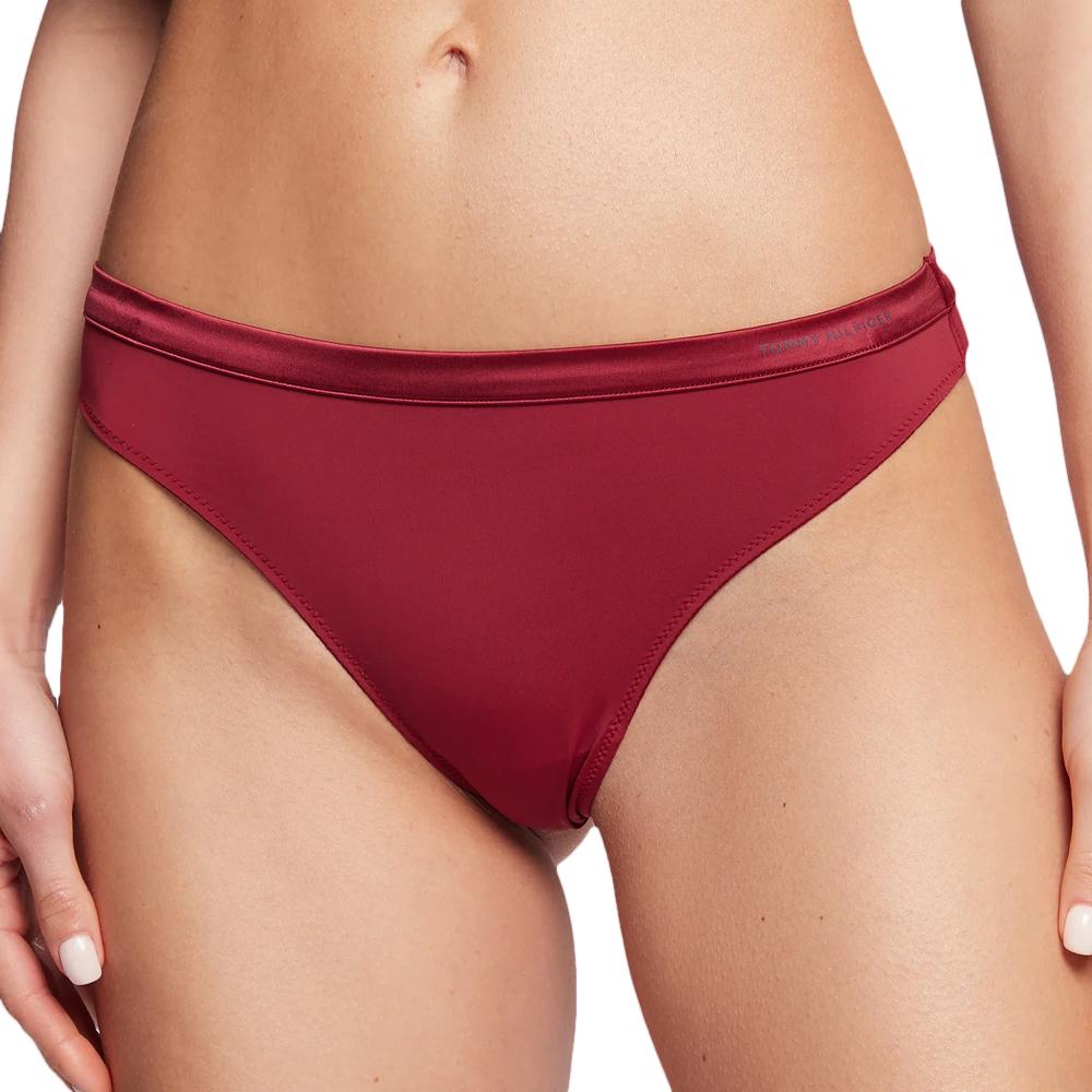 Tommy Hilfiger String Bordeaux Femme Tommy Hilfiger UW0UW03259