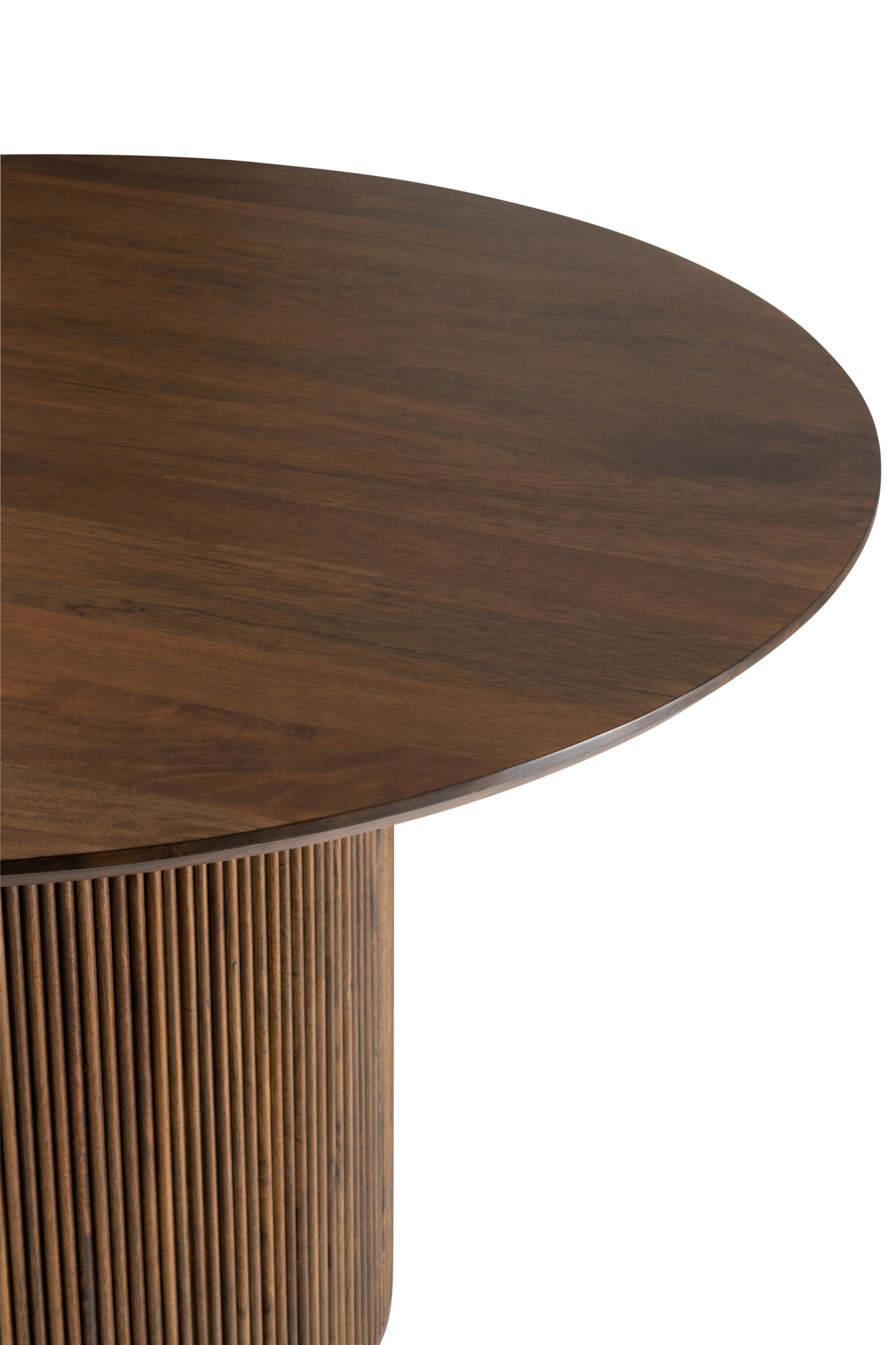 Eettafel Vincent mangohout Ø120 cm bruin
