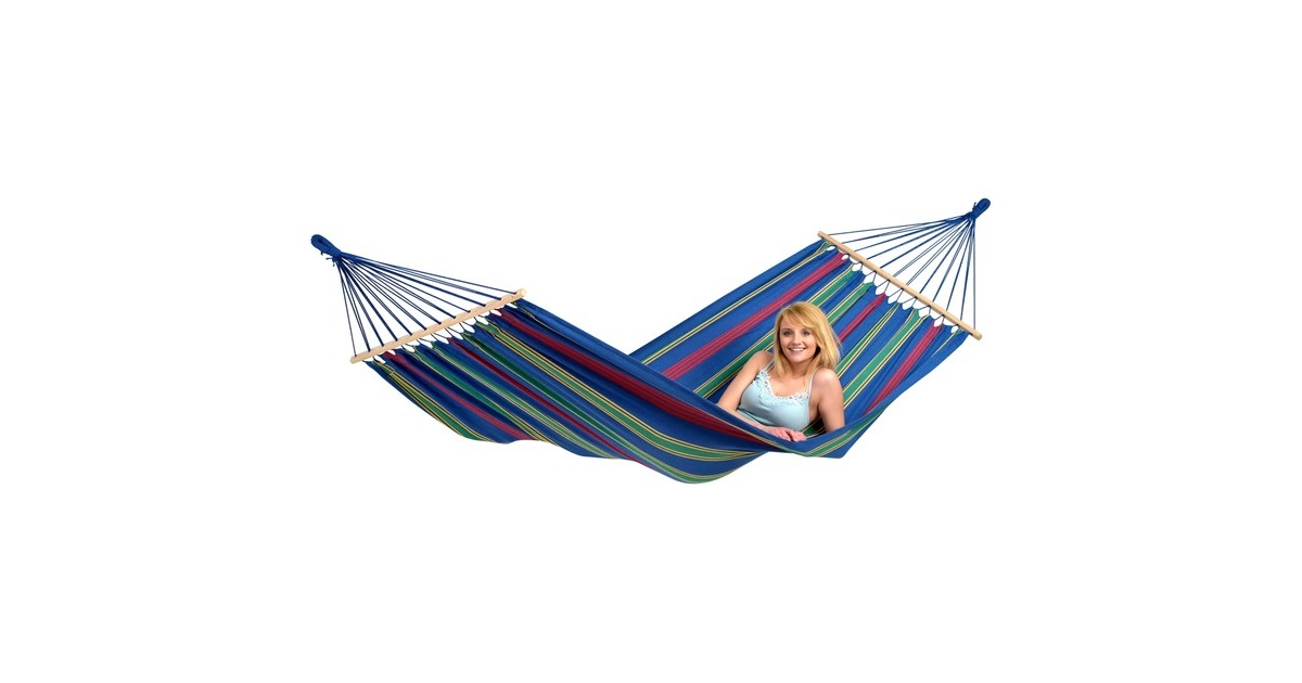 AmazonasAruba Juniper hangmat  (Blauw/rood)