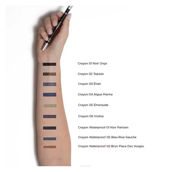 Lápis de olhos à prova d'água T.LeClerc nº 01 Parisian Black 1,2g
