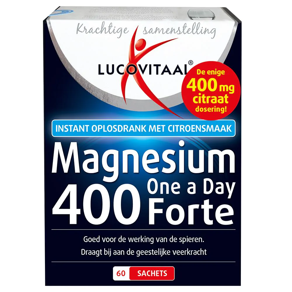 Magnesium Citraat Poeder 400 mg sachets